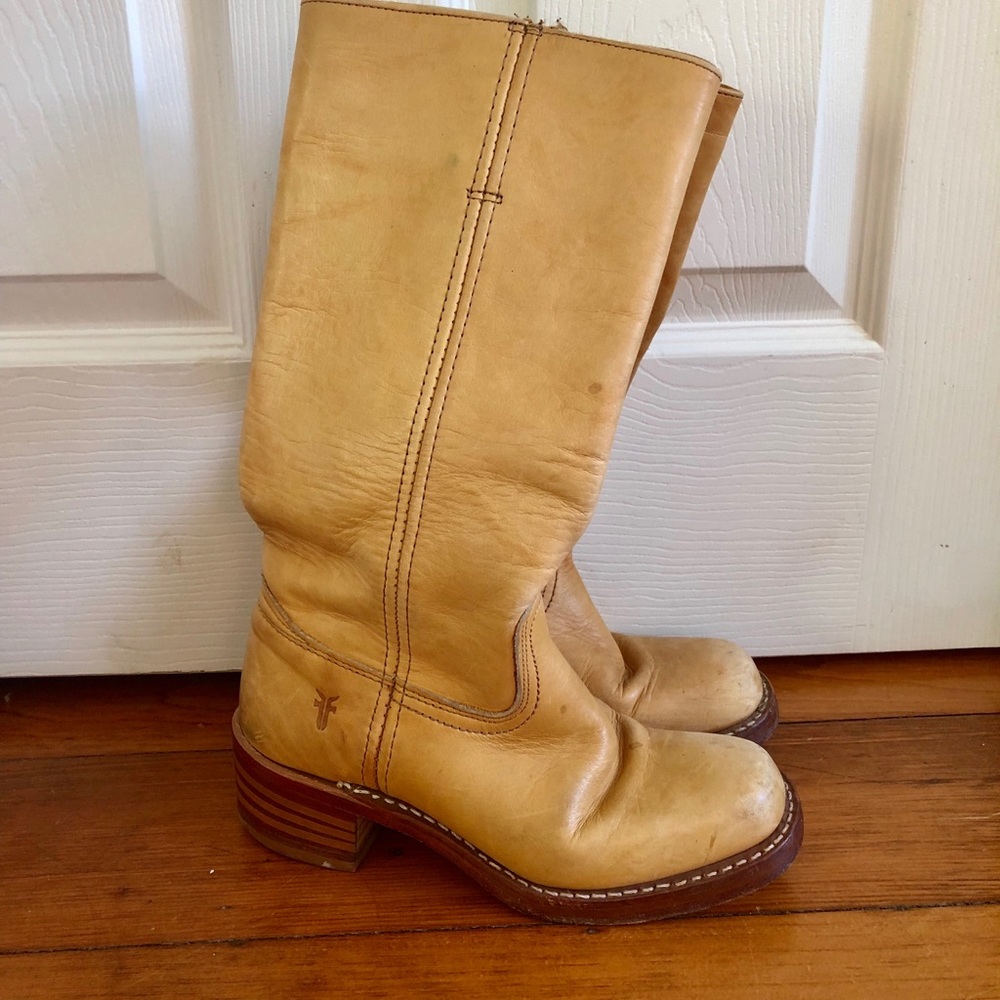 Yellow Frye Boots - Mint Condition